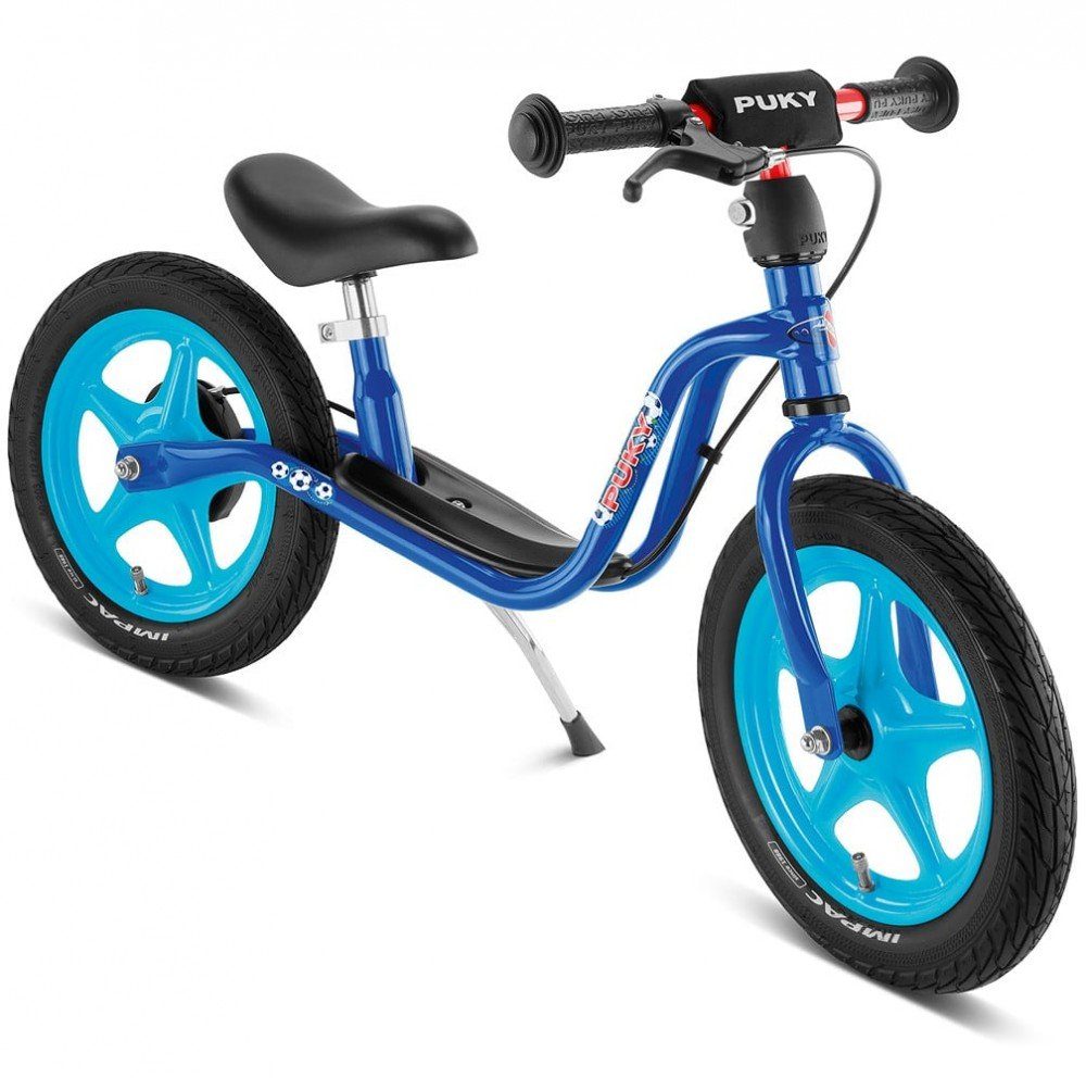 Балансиращо колело със спирачка PUKY LR 1L BR - тъмно синьо и светло синьо