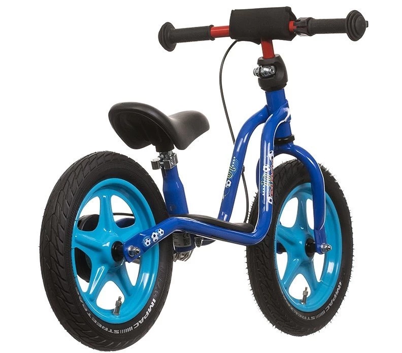 Балансиращо колело със спирачка PUKY LR 1L BR - тъмно синьо и светло синьо