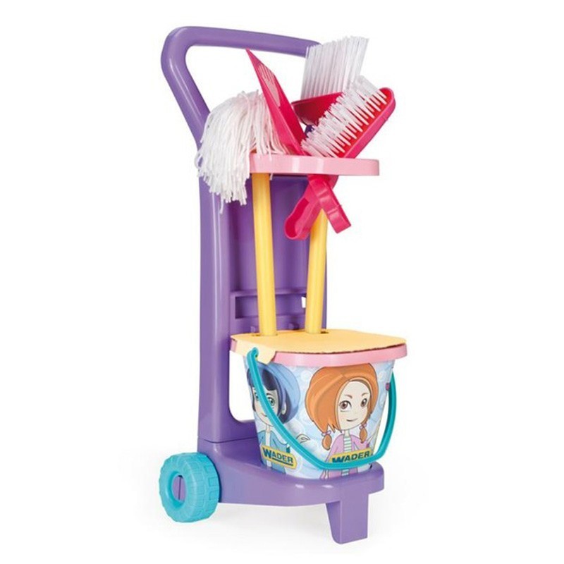 Детска играчка количка за почистване