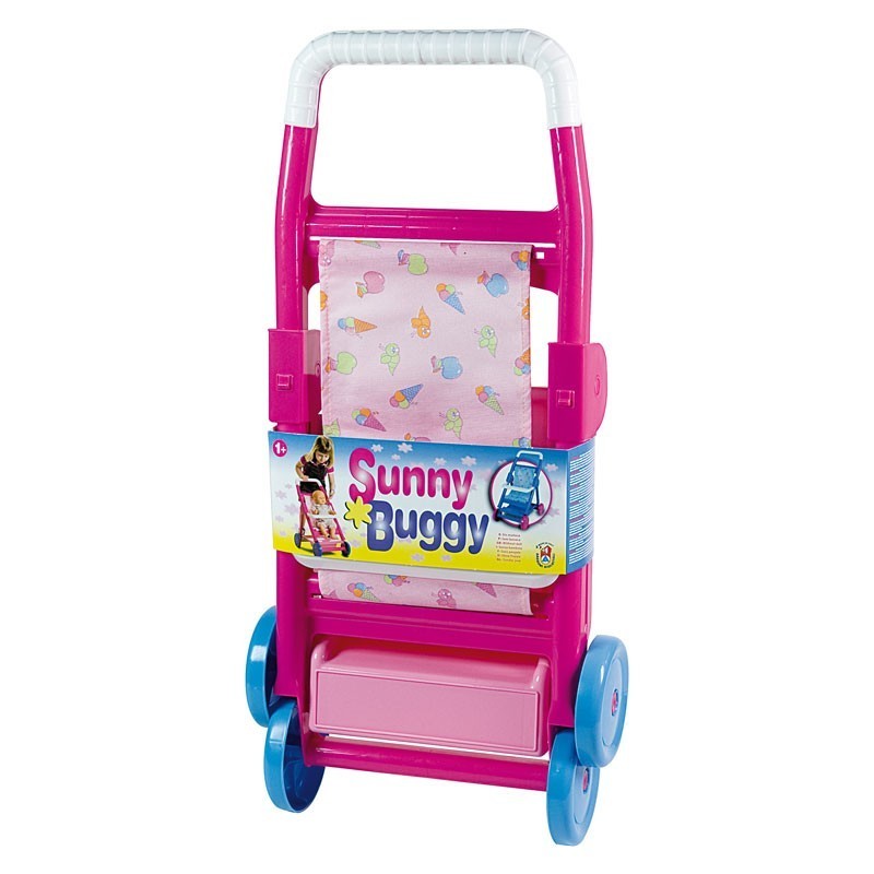 Детска количка за кукли - различни цветове, Unico
