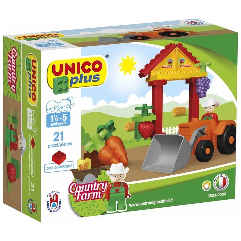 Детски конструктор - мини ферма, Unico