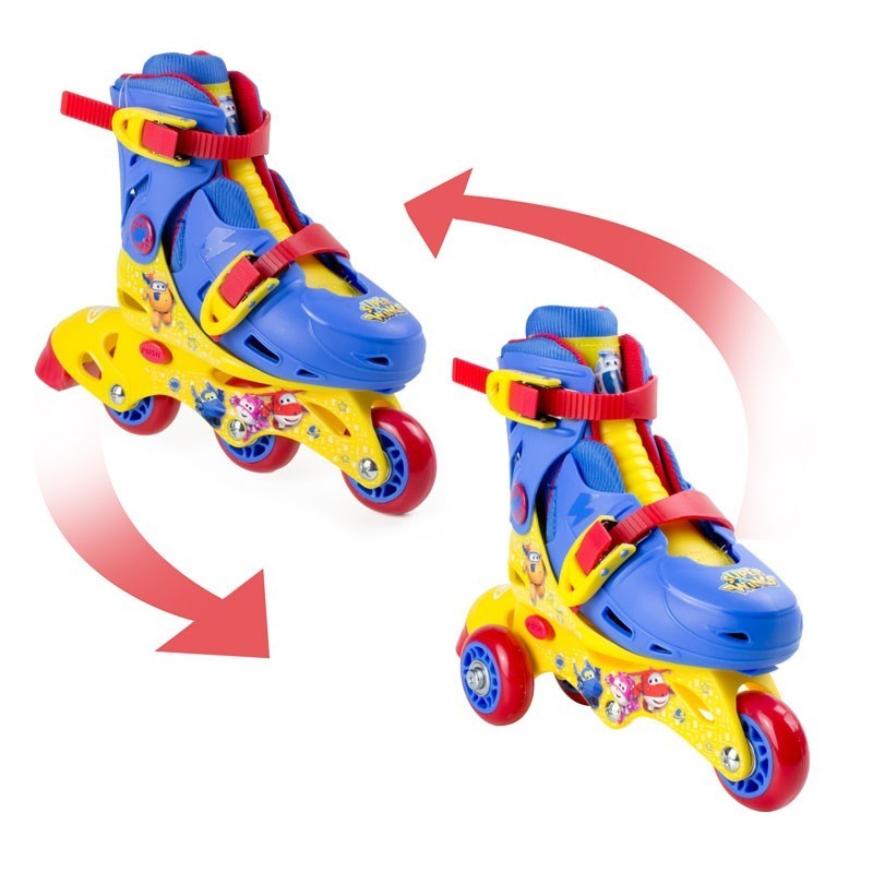 Комбинирани ролери и ролкови кънки за деца - Super Wings