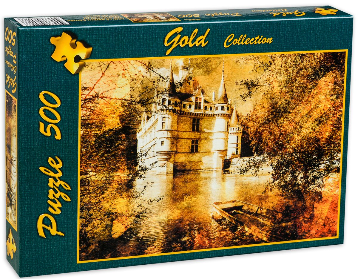 Пъзел Gold Puzzle от 500 части - Замъкът на Азай