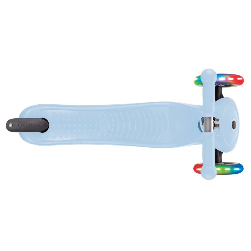 Тротинетка Globber 4 в 1 със стабилизатор, GO UP Sporty Lights - Пастелно синя