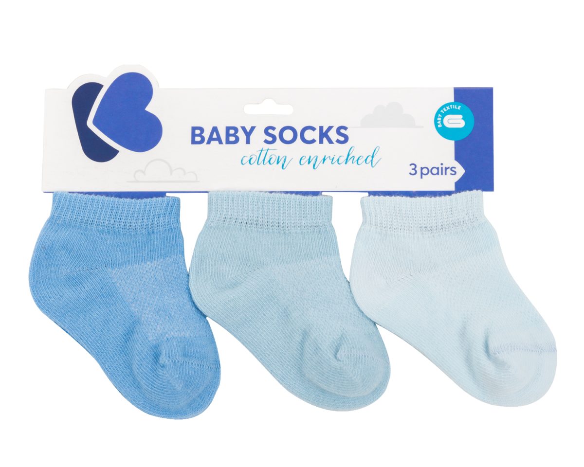 Бебешки летни чорапи Blue 6-12м