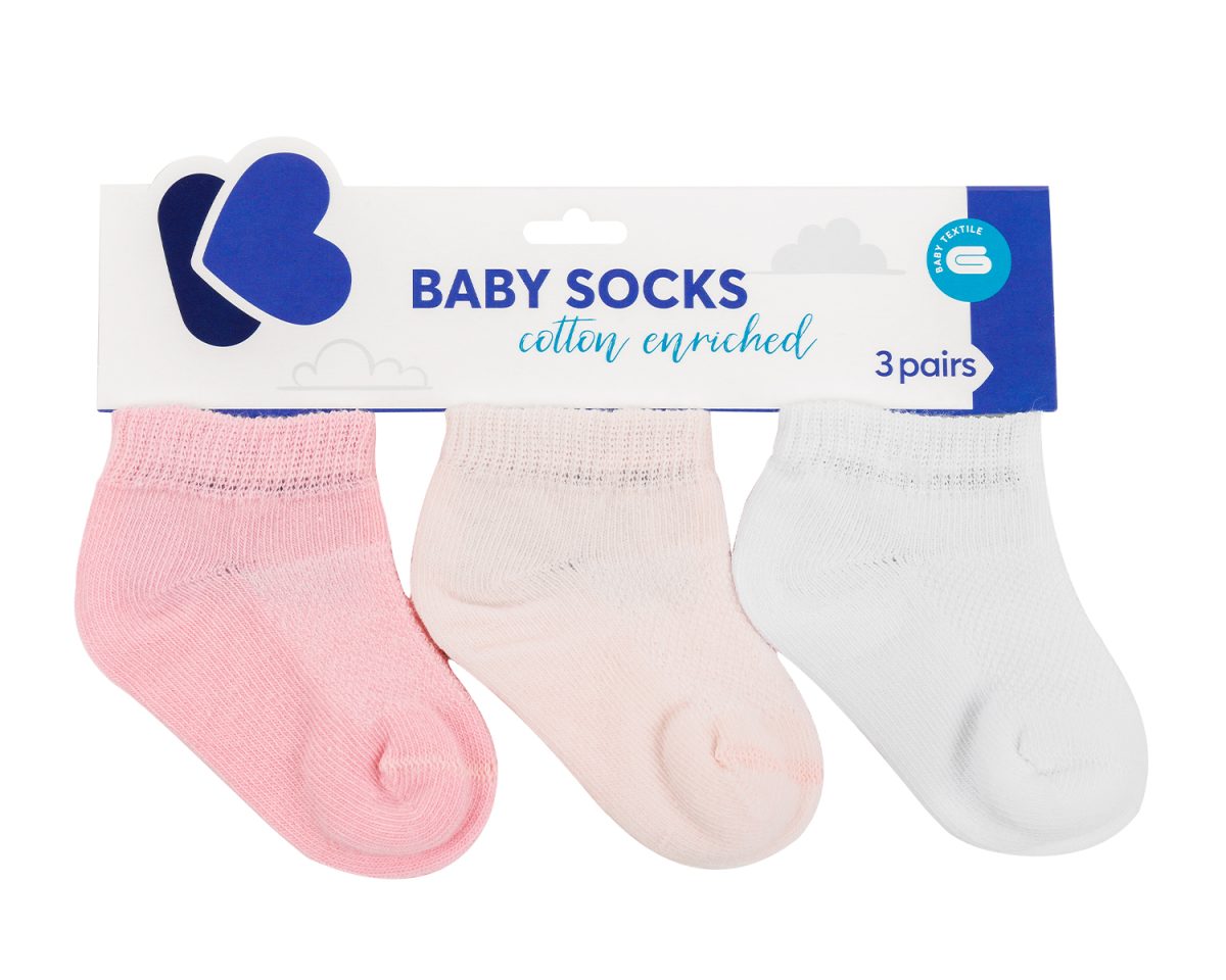 Бебешки летни чорапи Pink 0-6м