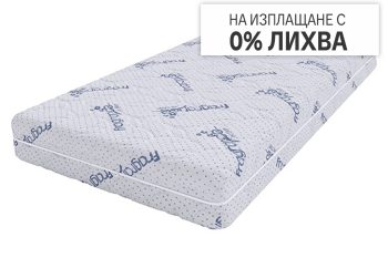 Матрак Lavender Uno Memory, от MATTRO, 20 см, Двулицев