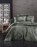 Луксозно спално бельо от 100% сатениран памук - REAGEN DARK GREEN