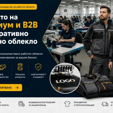 Как протича ушиването на брандирано облекло за компании