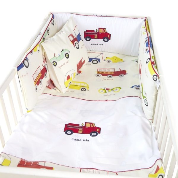 бебешко спално бельо обиколник коли