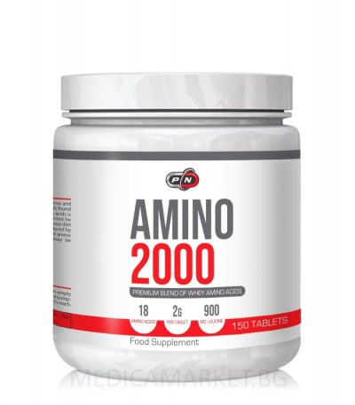 PURE NUTRITION - AMINO 2000 МГ + LEUCINE - 150 ТАБЛЕТКИ