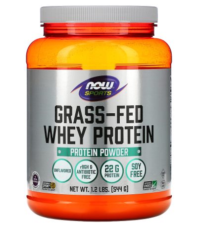 NOW SPORTS - GRASS-FED WHEY PROTEIN - 544 G