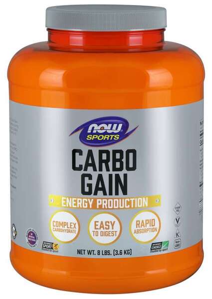 NOW SPORTS - CARBO GAIN - COMPLEX CARBOHYDRATE - 3629 Г