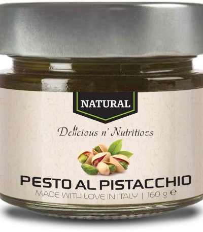 DELICIOUS N' NUTRITIOUS - NATURAL PESTO AL PISTACCHIO - 160 G