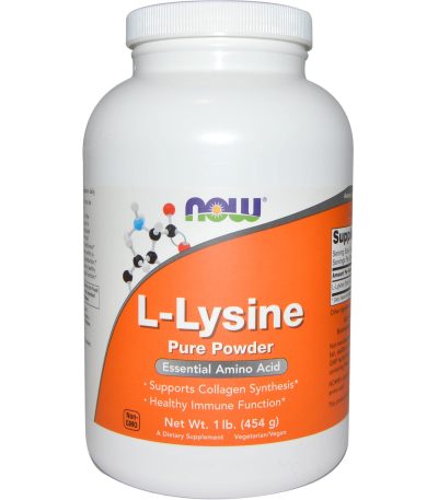 NOW - L-LYSINE POWDER - 454 G