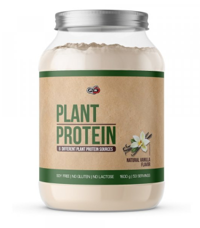 PURE NUTRITION - PLANT PROTEIN - NATURAL VANILLA - 1600 G