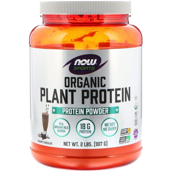 NOW - ORGANIC PLANT PROTEIN - 908 G