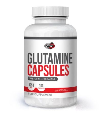 PURE NUTRITION - GLUTAMINE CAPSULES 1250 MG - 100 КАПСУЛИ