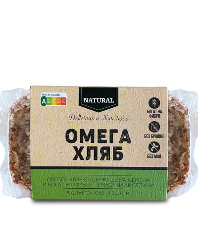 DELICIOUS N' NUTRITIOUS - НАТУРАЛЕН ОМЕГА ХЛЯБ - 300 Г