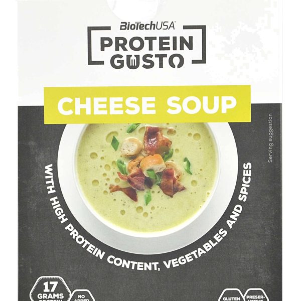 BIOTECH - PROTEIN GUSTO - CHEESE SOUP - 10 PACKS