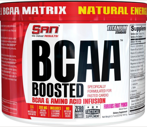 SAN - BCAA BOOSTED FURIOUS FRUIT PUNCH - 10 SERVINGS