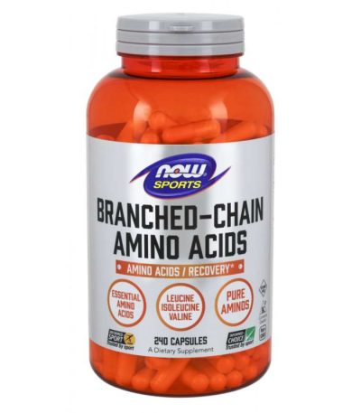 NOW SPORTS - BRANCHED CHAIN AMINO ACIDS 800 МГ - 240 КАПСУЛИ