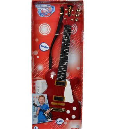 Simba Toys - Електрическа китара с батерии 56 см