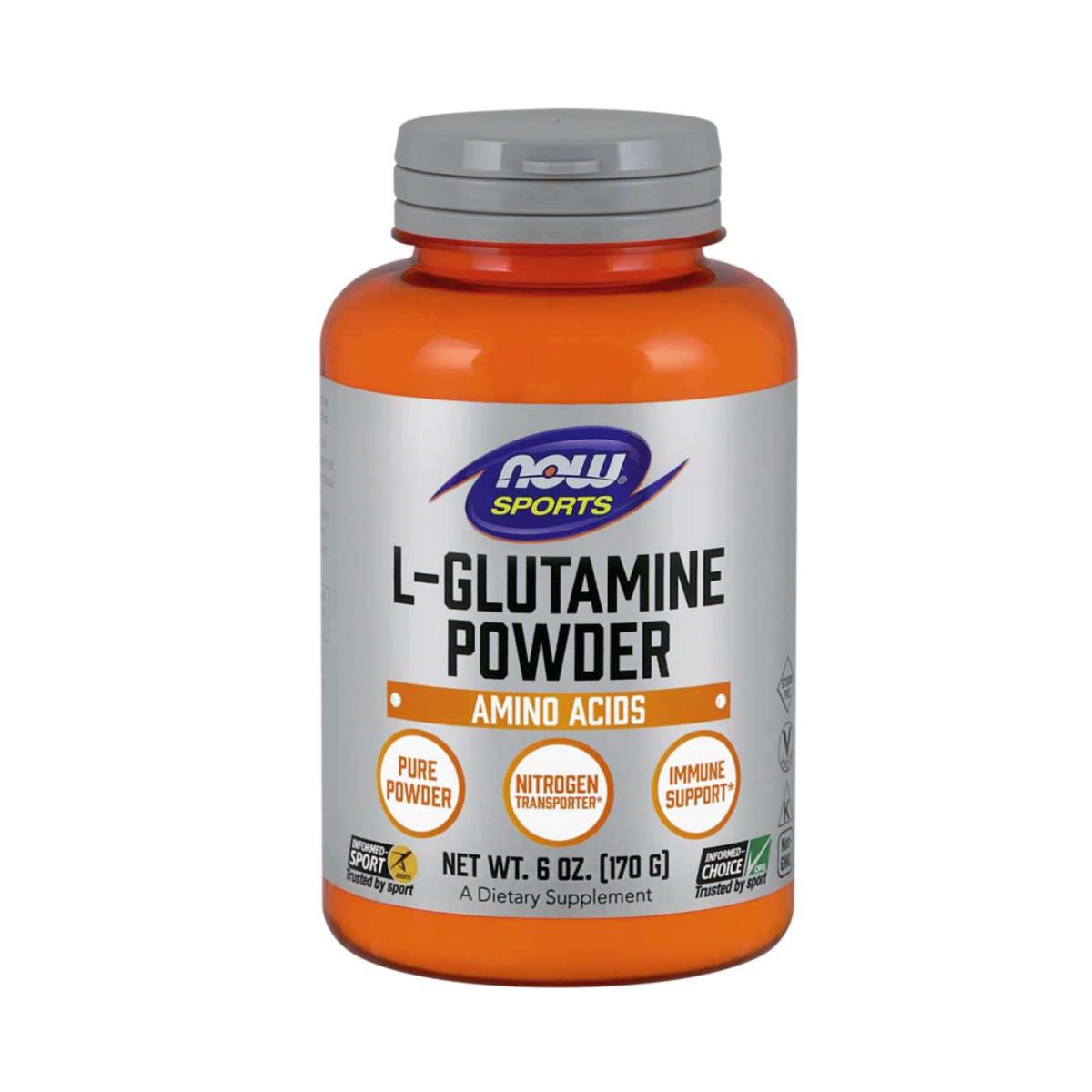 NOW SPORTS - L-GLUTAMINE POWDER - 170 Г