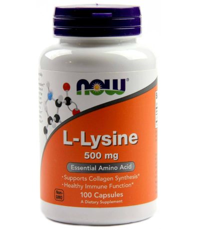 NOW - L-LYSINE 500 МГ - 100 ТАБЛЕТКИ