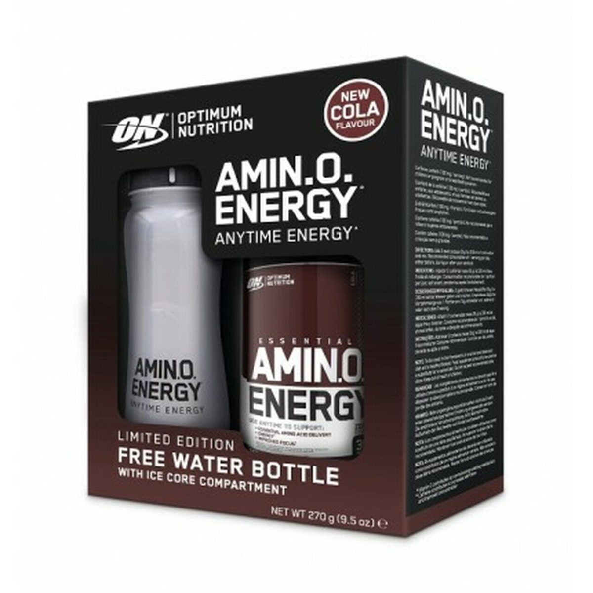 OPTIMUM NUTRITION - AMINO ENERGY COLA - 270 G + ICE CORE SHAKER