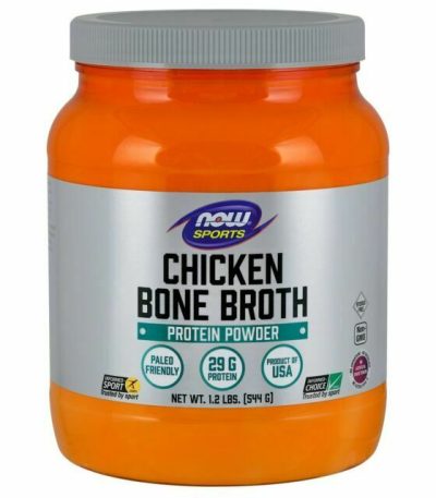 NOW SPORTS - CHICKEN PROTEIN BONE BROTH - 1.2 LBS