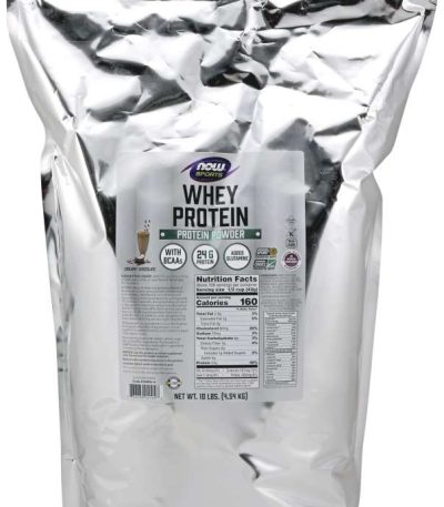 NOW SPORTS - WHEY PROTEIN - 10 LB - CHOCOLATE