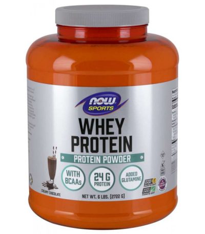 NOW SPORTS - WHEY PROTEIN - 6 LB - CHOCOLATE