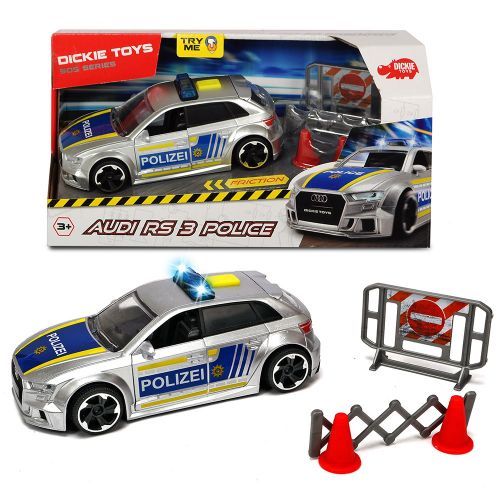 DICKIE - SOS Полицейска кола със звук и светлина AUDI RS3