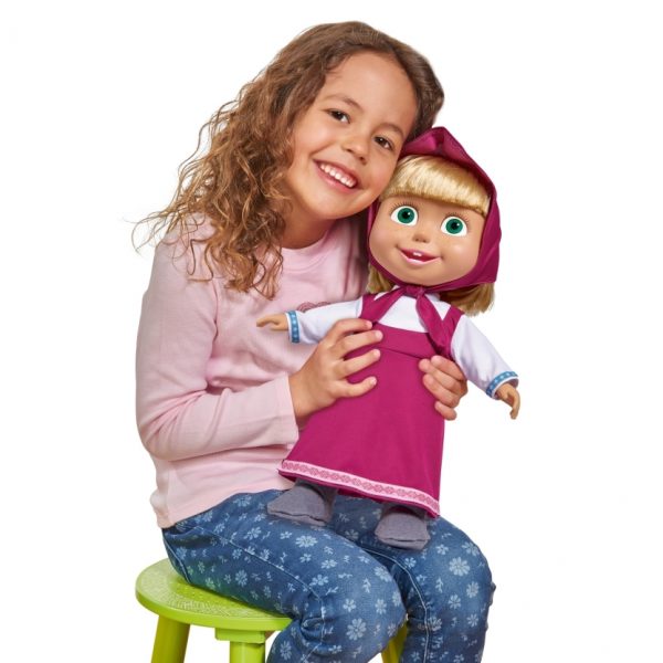Simba Toys - Маша и мечока - Мека кукла Маша, 40см.